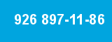 926 897-11-86 926 897-11-86